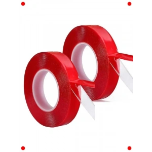 2 Adet Güçlü Çift Taraflı Şeffaf Montaj Bandı