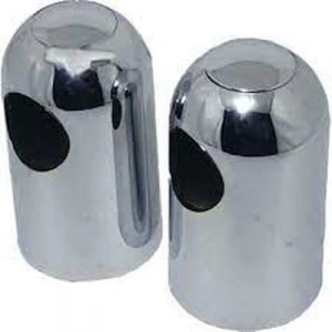 2 Adet Plastik Sürgülü Duş Başlığı Montaj Aparatı, Krom Kaplama