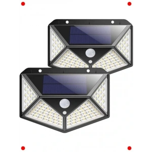 2 Adet Solar Hareket Sensörlü Bahçe Aydınlatması