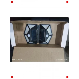 2 Adet Solar Hareket Sensörlü Duvar Lambası - 100 LED