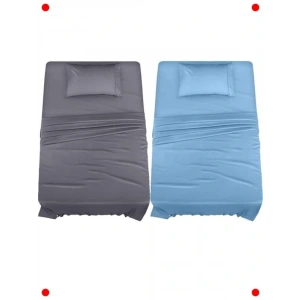 2 Adet Tek Kişilik Lastikli Çarşaf ve Yastık Kılıfı Seti