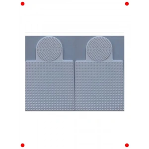 2 Adet Ütü Boncuk Dizme Tablası - Kare ve Daire