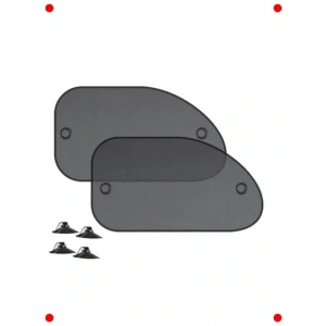 2 Adet UV Korumalı Araç Yan Cam Güneşlik ve Sineklik