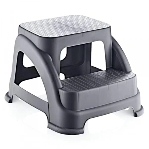 2 Basamaklı Kompakt Merdiven, Kaymaz Tabanlı ve Hafif