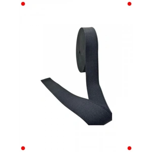 2 cm Siyah Esnek Lastik Şerit - 10 Metre El Sanatları