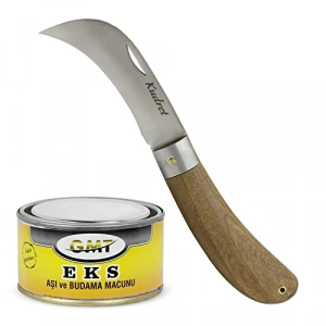 2li Aşı Bıçağı Seti, Aşı Macunu İle Dal Bağ Budama