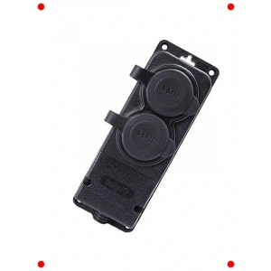 2li Dış Mekan Kauçuklu Priz Çoğaltıcı – Kapaklı