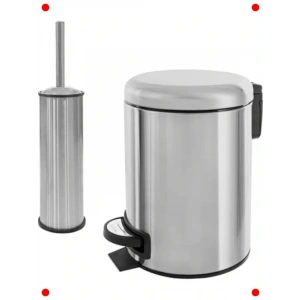 2li Paslanmaz Banyo Seti (Kova & Fırça)