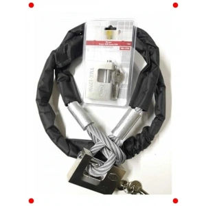 2 Metre Kılıflı Çelik Halat Motosiklet Kilidi