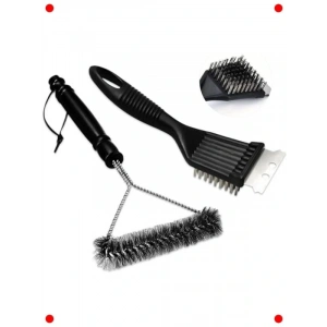 2si 1 Arada Paslanmaz Çelik Mangal Tezleme Fırçası