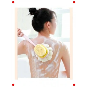 2si 1 Arada Uzun Saplı Çift Yönlü Banyo Fırçası