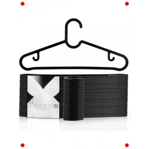 20 Adet Do İçi İnce Plastik Elbise Askısı