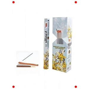 20 Adet Farklı Aroma Tütsü Seti + İşlemeli Tütsü Kayık