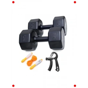 20 Kg Ağırlık & Fitness Seti - Ev Egzersizleri