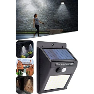 20 LED Güneş Enerjili Su Geçirmez Hareket Sensörlü Duvar Lambası