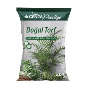 20 Lt Bitki Gübreli Doğal Toprak Torfu, Yeşil Yapraklı Bitkiler İçin