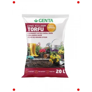 20 Lt Genel Kullanım İçin Yüksek Kaliteli Torflu Toprak