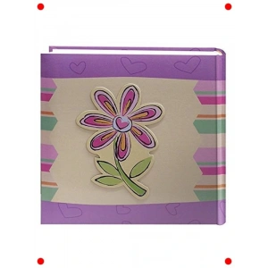 200 Cepli 3D Çiçek Desenli Fotoğraf Albümü 4x6