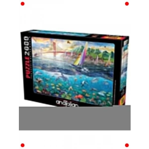 2000 Parça Yapboz: San Francisco Köprüsü