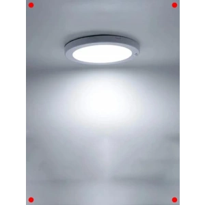 20W Sensörlü Sıva Üstü İnce LED Tavan Armatürü