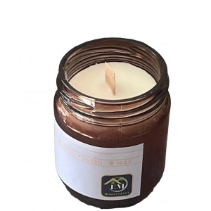 210 ml Paçuli ve Vanilya Kokuya Sahip Kavanoz Mum