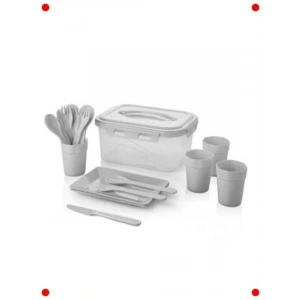 22 Parça 4 Kişilik Piknik Seti | Komple Kamp & Seyahat