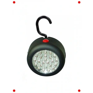 24 LEDli Taşınabilir Çalışma Lambası, Siyah