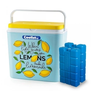 24 Litre Limon Desenli Buzluk ve 2 Adet Buz Kaseti Seti