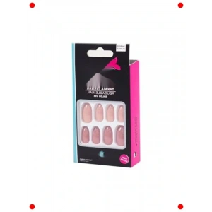 24lü Renkli Coffin Takma Tırnak Seti