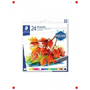 24lü Yağlı Pastel Boya Seti - Canlı Renkler