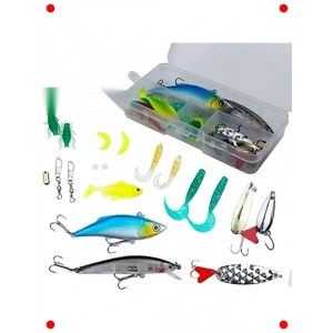 24 Parça Olta Yem ve Aksesuar Seti - Balıkçılık Takımı