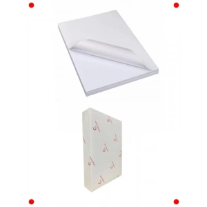 25 Adet A4 Mat Yapışkanlı Etiket, Tüm Yazıcılara Uyumlu