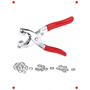 25li Metal Çıtçıt ve Pense Seti - 9,5mm