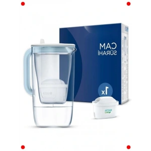 2.5 Lt Filtreli Cam Su Arıtma Sürahisi, Açık