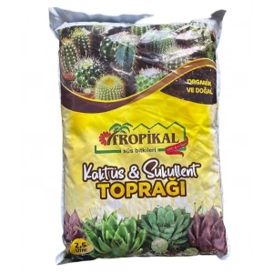 2,5 Lt Kaktüs ve Sukulentler için Özel Toprak Karışımı