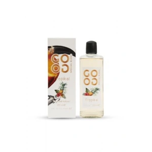 250 ml tropikal esintili kolonya, cam şişede