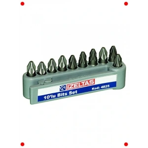 25mm Pozidriv Yıldız Bits Uçları Seti