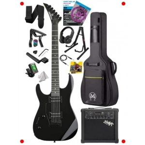 25W Amfili Elektro Gitar Seti | Gül Ağacı Klavye