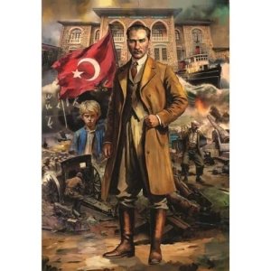 260 Parça Atatürk Destanı Temalı Puzzle - Anatolian