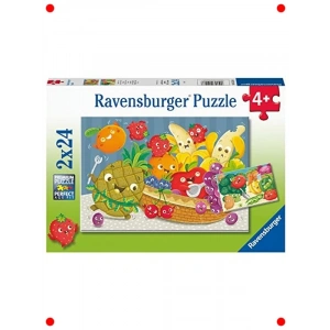 2x24 Parça Meyveler Temalı Çocuk Yapbozu Seti