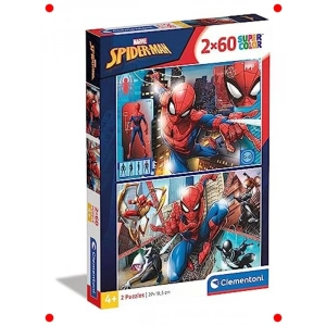 2x60 Parça Süper Kahraman Temalı Yapboz - Çift Set