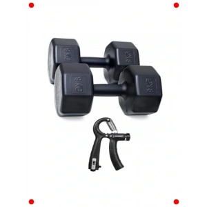 2x8 Kg Dambıl Seti ve Sayaçlı El Yayı