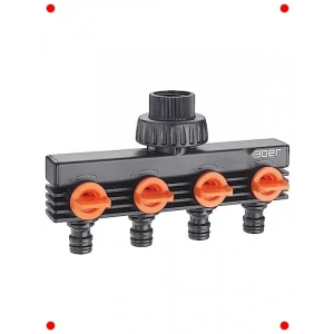 3/4 İnç Dörtlü Musluk Adaptörü - Bahçe Bağlantısı