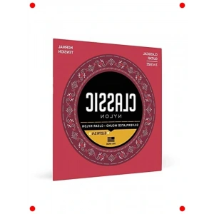 3/4 Klasik Gitar Tel Seti - Gümüş Kaplama