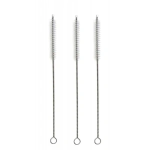 3 Adet Çelik Pipet Temizleme Fırçası