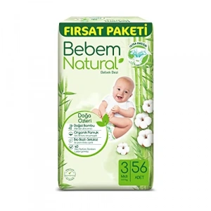 3 Beden Bebek Bezi Fırsat Paketi, 56 Adet