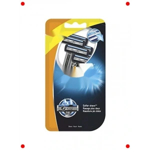 3 Bıçaklı Esnek Başlıklı Erkek Tıraş Bıçağı – 6 Adet