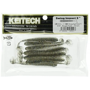 3 İnç Bluegill Flash Renkli Swing Impact, Balık Avı İçin