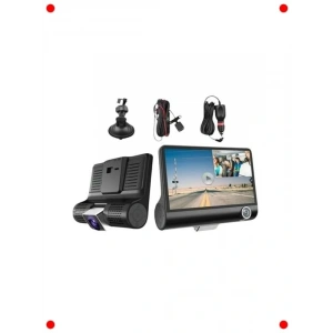 3 Kameralı 1080p Araç İçi Kamera - 4 LCD & Gece Görüş