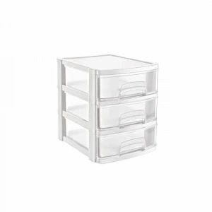 3 Katlı Çok Amaçlı Masaüstü Düzenleyici, Ahşap